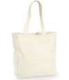 W925 Westford Mill Recycled Cotton Maxi Tote Bag Natural colour image